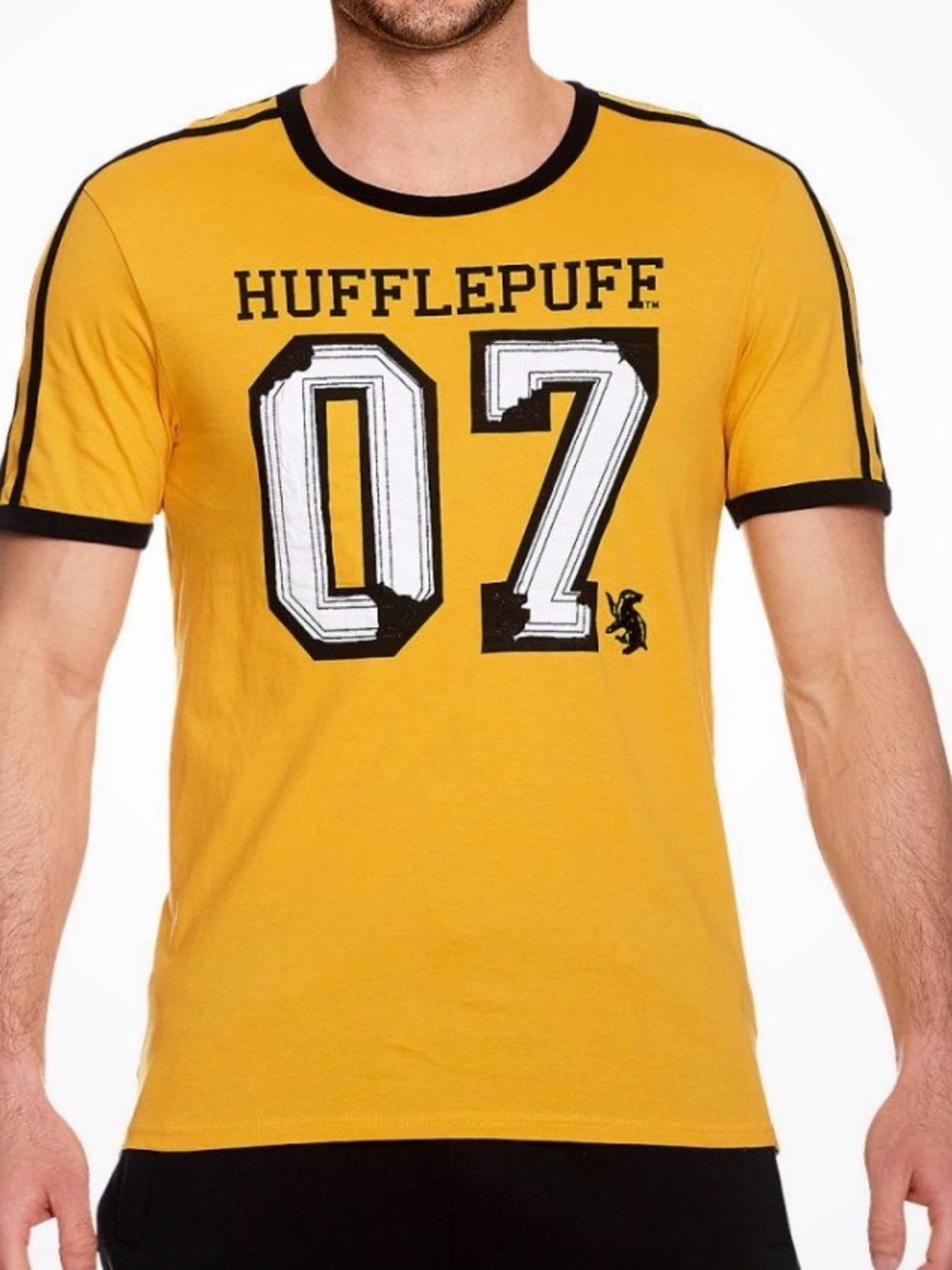 Harry Potter Hufflepuff Seeker Cedric Diggory Yellow Jersey Size 2 XL